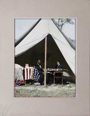 Color of Lincoln book with Print, signed