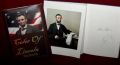 Color of Lincoln AUTHOR'S 1st EDITION hardcover book, AUTOGRAPHED, plus full size PRINT, plus bonus Lincoln ebooks