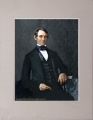 Young Abraham Lincoln matted print photograph - his first photo E-01