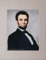 Abraham Lincoln matted print photograph E103