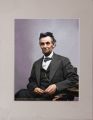 Abraham Lincoln matted print photograph E-115