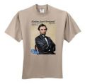Official Abraham Lincoln Bicentennial Commission Inaugural T-shirts- Bearded Abe - Size Large